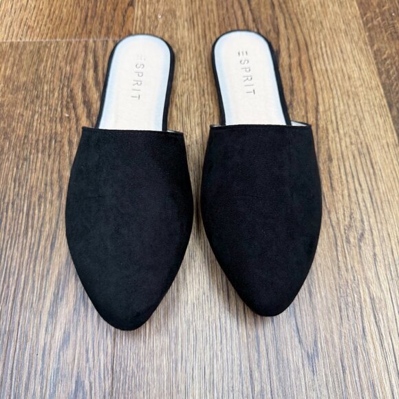 NIB Women's ESPRIT "Serendipity" Pointy Slide Flats Black- Size 8 - Picture 4 of 11